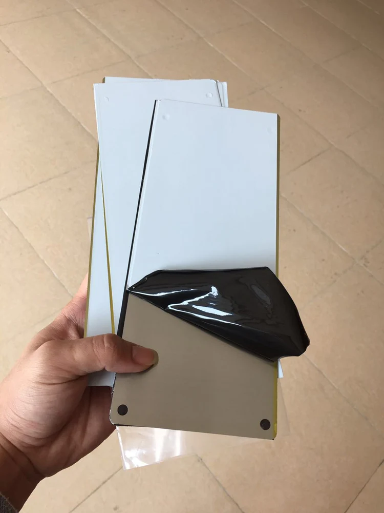 2pcs Blank steel plate making cliche For Pad printing High Quality Many sizes Available 0.3mm Thickness