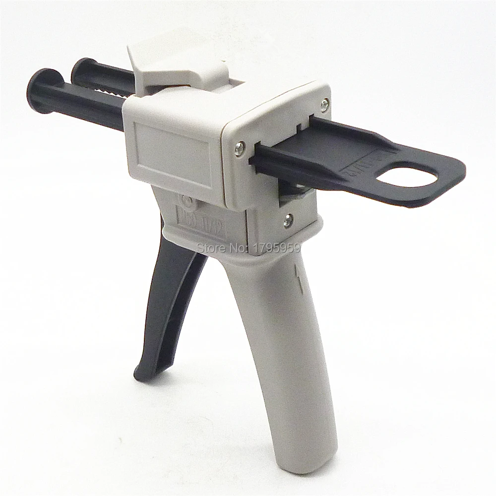 50ml AB Epoxy Glue Gun Manual Applicator Gun 1:2 Glue Adhensive Caulking Gun Tool for 50ml 1:1 1:2 Square Type-Back Type AB Glue