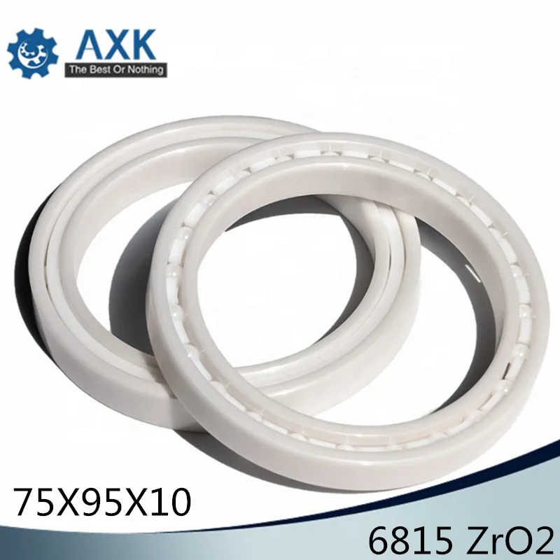 6815 Full Ceramic Bearing ( 1 PC ) 75*95*10 mm ZrO2 Material 6815CE All Zirconia Ceramic 6815 Ball Bearings