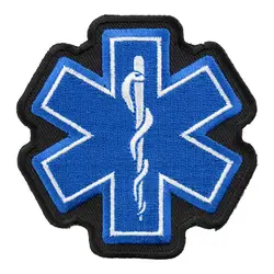 Custom Embroidered Patches, Iron-on Badge, Emergency EMT EMS Patch, Customized Logo