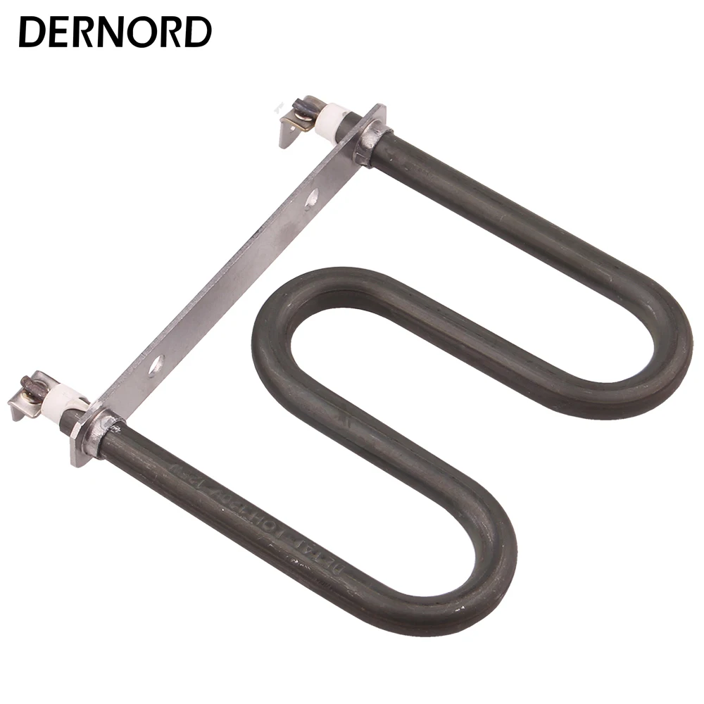 미니 전기 공기 가열 요소, M 모양 관형 히터, 선풍기 저항 DERNORD, 120V, 125W, 2 개