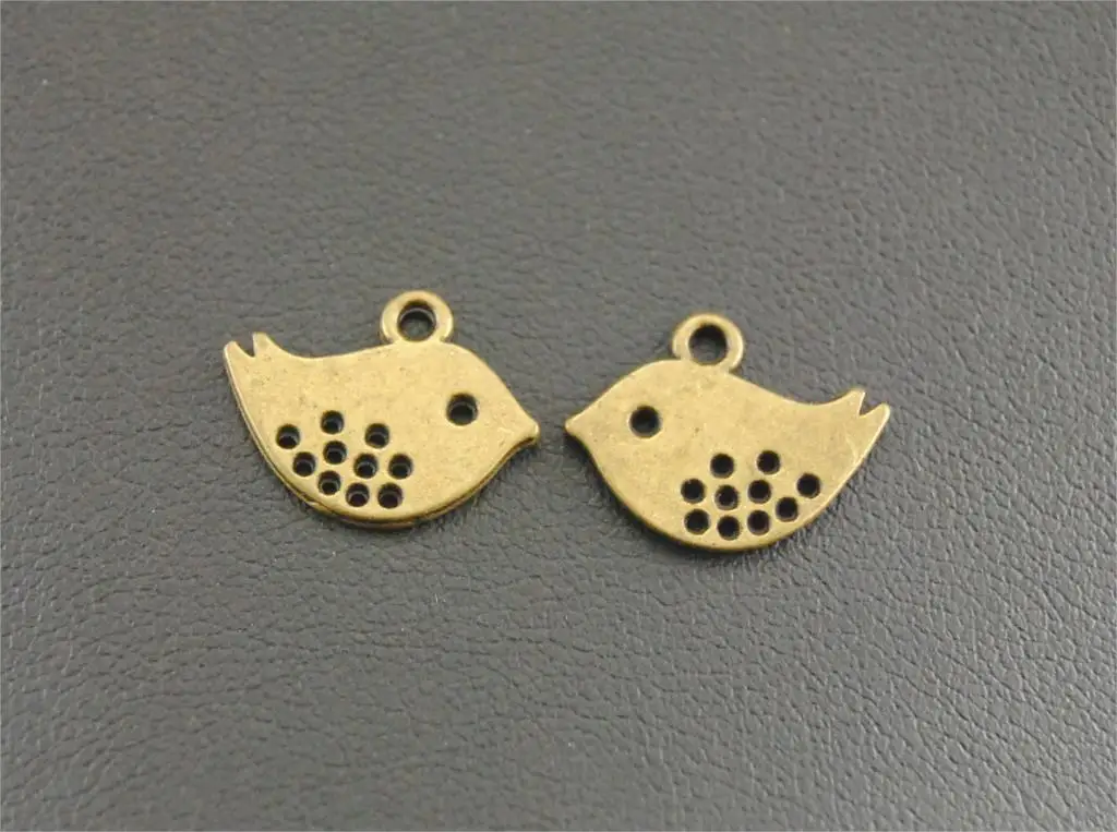 20 pcs 4 Colors Cute Little Bird Charm Jewelry  Making DIY Handmade Craft A04/A38/A571/A572