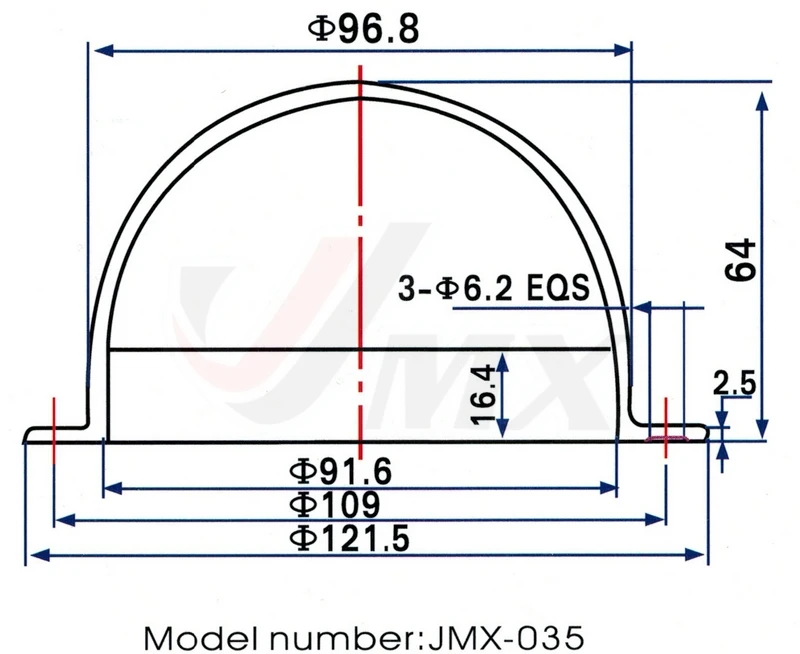 JMX – boîtier de caméra transparent en acrylique, 3.5 pouces, pour vidéosurveillance intérieure/extérieure (Type Panasonic)