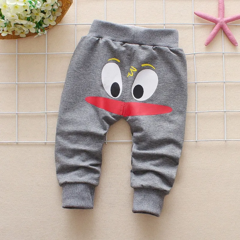 2018 Spring & Autumn New Cotton Cartoon Cute Little Monster Baby Pants 0-3 year Children Harem Pants Baby Boys Girls Pants