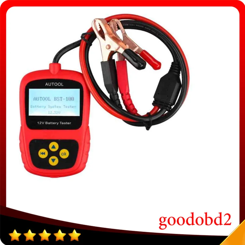 Super Oringinal AUTOOL Car 12V Mirco-100 Battery Tester with Portable Design Directly Detect Support Multi-languages LCD