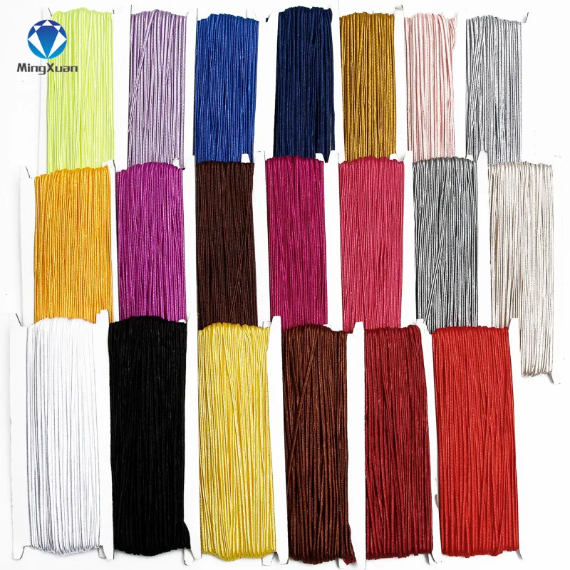 30meters 3mm Chinese Soutach Cord Multi Colors Nylon Rope Snake Belly Cords for DIY Sewing Jewelry Making Findings Wholesale