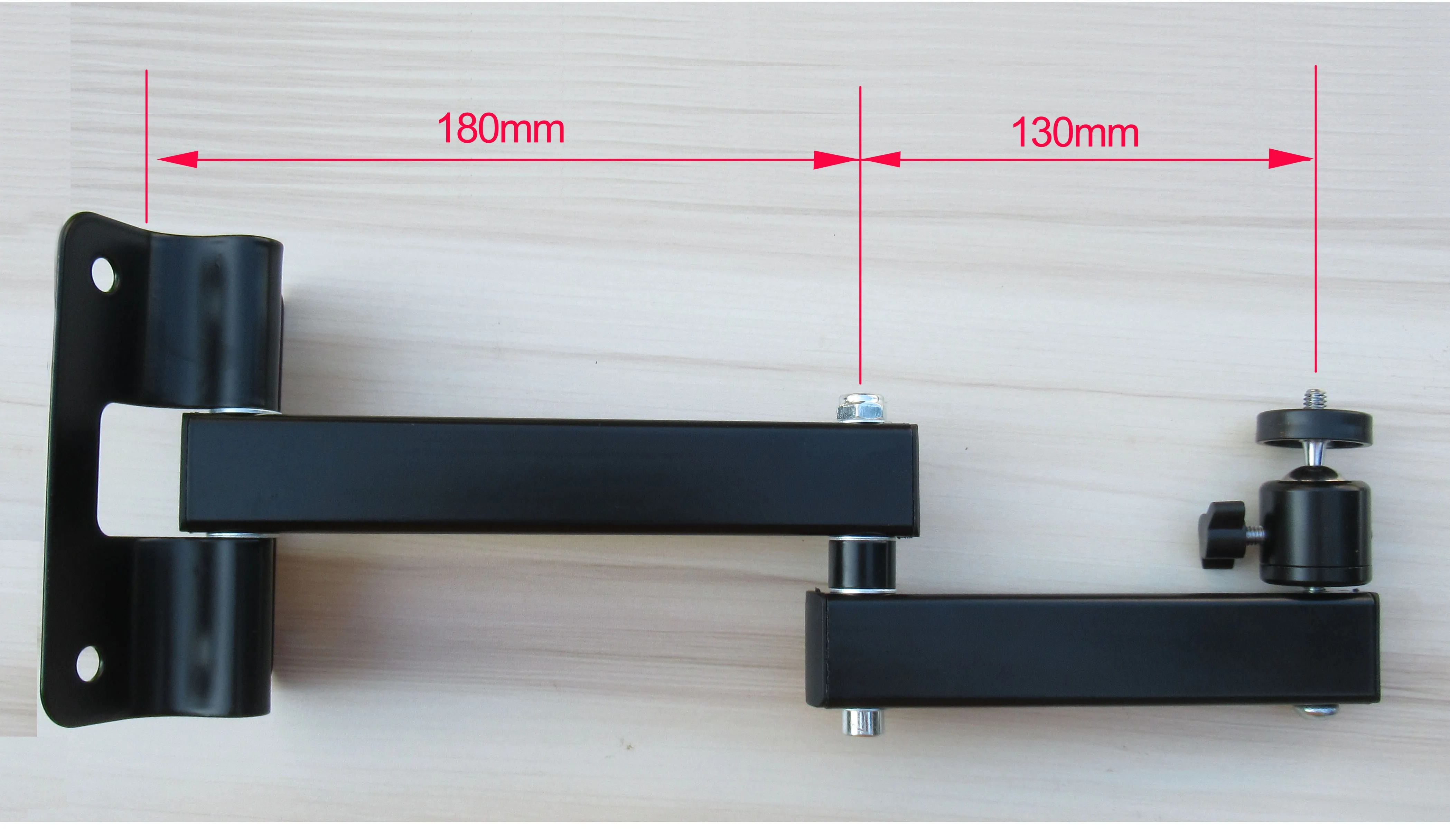 LCD-122PR fuerte proyector universal soporte de montaje en pared movimiento completo 360 girar inclinación 30kg perfil distancia de pared extensible