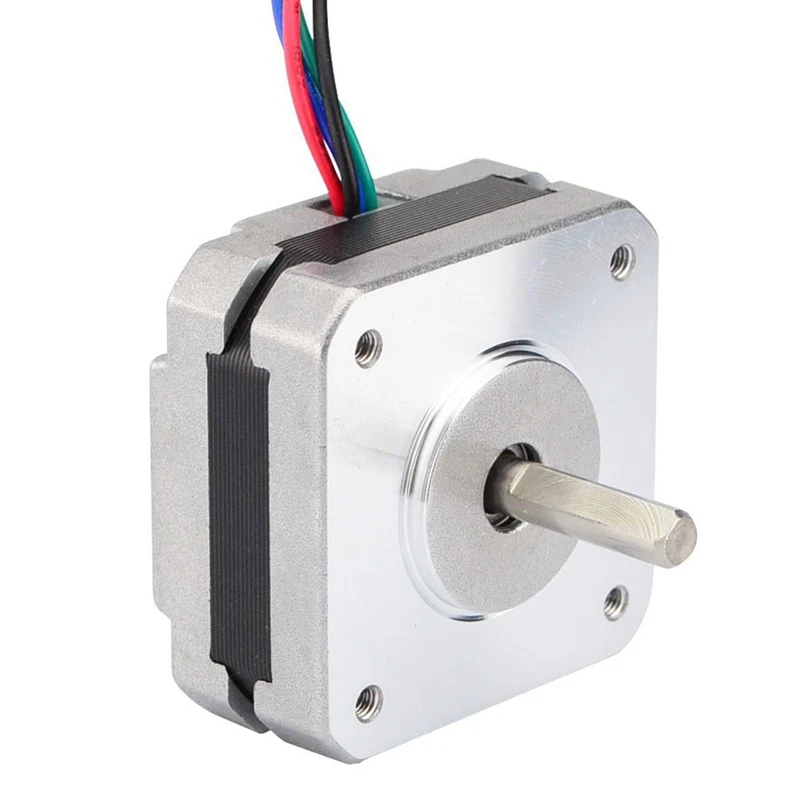 HOT-17Hs08-1004S 4-Lead Nema 17 Stepper Motor 20Mm 1A 13Ncm(18.4Oz.In) 42 Motor Nema17 Stepper For Diy 3D Printer Cnc Xyz