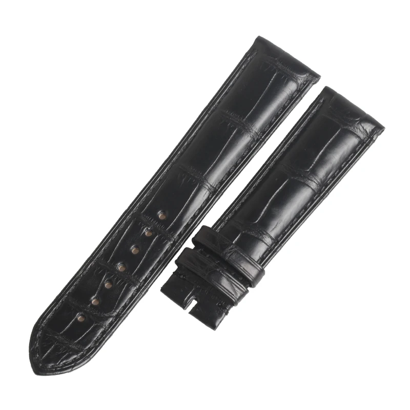 WENTULA watchbands for Carl F. Bucherer MANERO alligator skin /crocodile grain watch band man