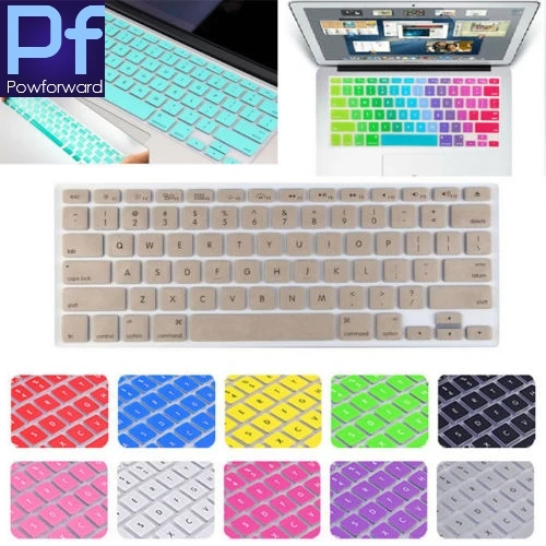 

Silicone Keyboard Cover Protector Skin For Apple Macbook Air 13 Laptop 2017 2016 2015 2014 2013 late 13.3 inch English US enter