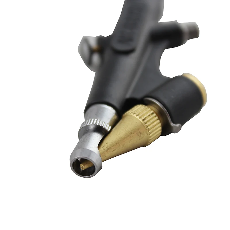 OPHIR 0.8mm pistola aerografo a singola azione con vasetti flessibili tazze per aerografo modello Hobby/Cake Decorating/T-Shirt Coloring_AC071