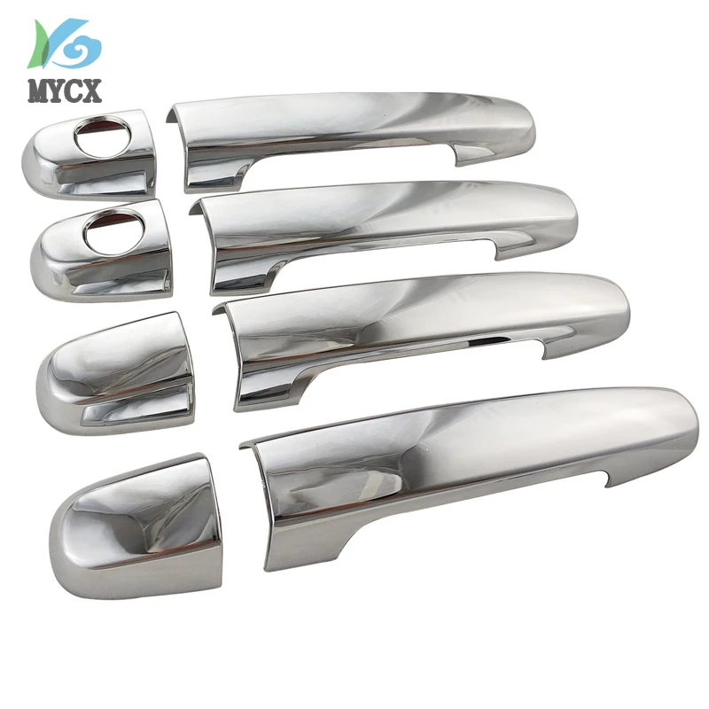 

For Toyota Highlander 2001-2007 XU20 Chrome Handle Cover Trim Kluger 2002 2003 2004 2005 2006 Accessories Sticker Car Styling