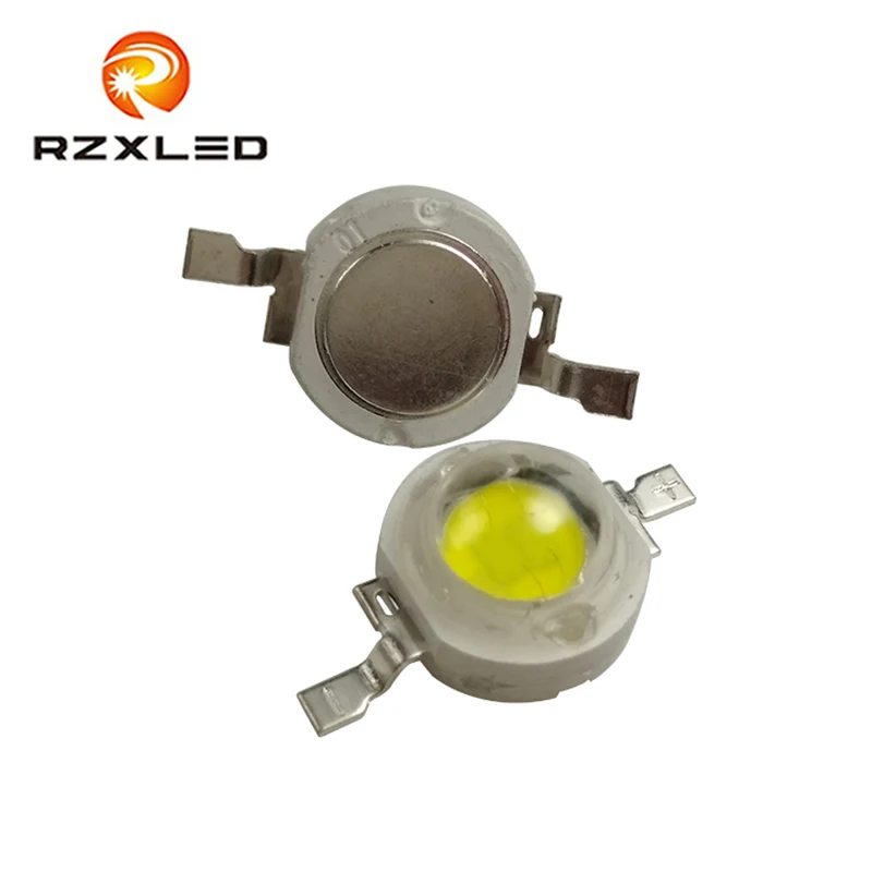 

500pcs/lot High Power LED 2Chips White 6500K 3W 3V Small package Low lens Torch light Lamp