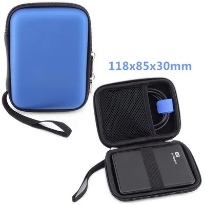 غطاء حامي أسود لمحرك الأقراص الصلبة حقيبة حقيبة القرص الصلب الخارجي