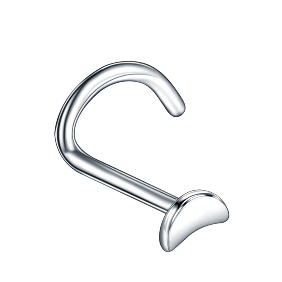 1PC Nose Studs Rings Stainless Steel Nose Piercing Body Jewelry Small Earrings For Women Gilrs Fashion Nose Cartilage Piercing