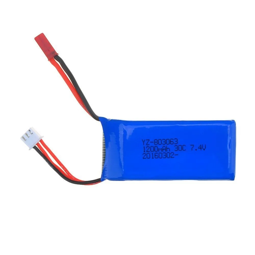 3pcs * 7.4V 1200Mah Lipo bateria Para MJX Yizhan X6 X101 30C Wltoys V353 V353B V666 V262 A949 A969 A979 K929 V912 V915 RC Zangão