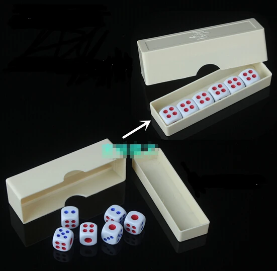 Magic Toys 45pcs Wonderful magic dice flying dice dice strange new super power toy magic props YH122