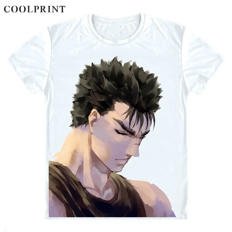 BERSERK Kentaro Miura T Shirt The Prototype Guts Black Swordsman Anime Custom Casual Cosplay T-Shirt Print Short Sleeve TShirt