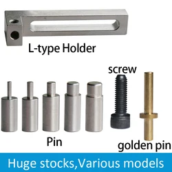 L-tipi tutucu destek Pin için yarı otomatik lehim pastası yazıcı D = 1.0mm 1.5mm 2.0mm 2.5mm 3.0mm 3.5mm PCB pin