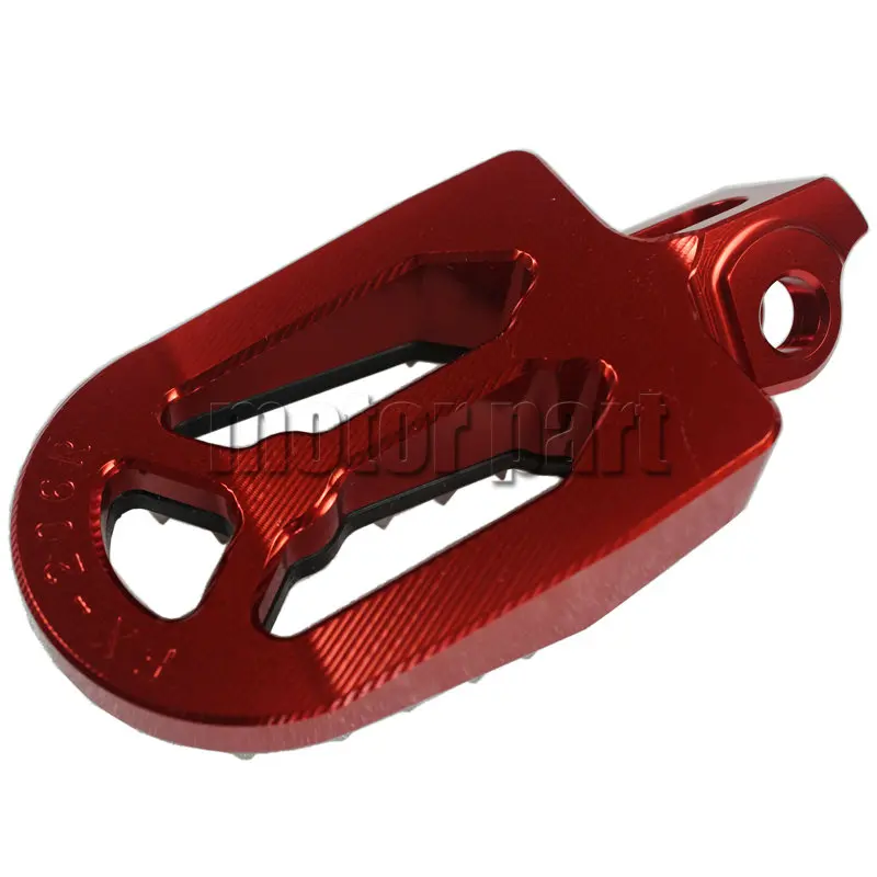 De Alumínio da motocicleta Footpegs Footrest Pé Pegs Descansa Por 2010-2015 Suzuki RMZ250 RMZ450 RMZ 250 450 Vermelho 11 12 13 14