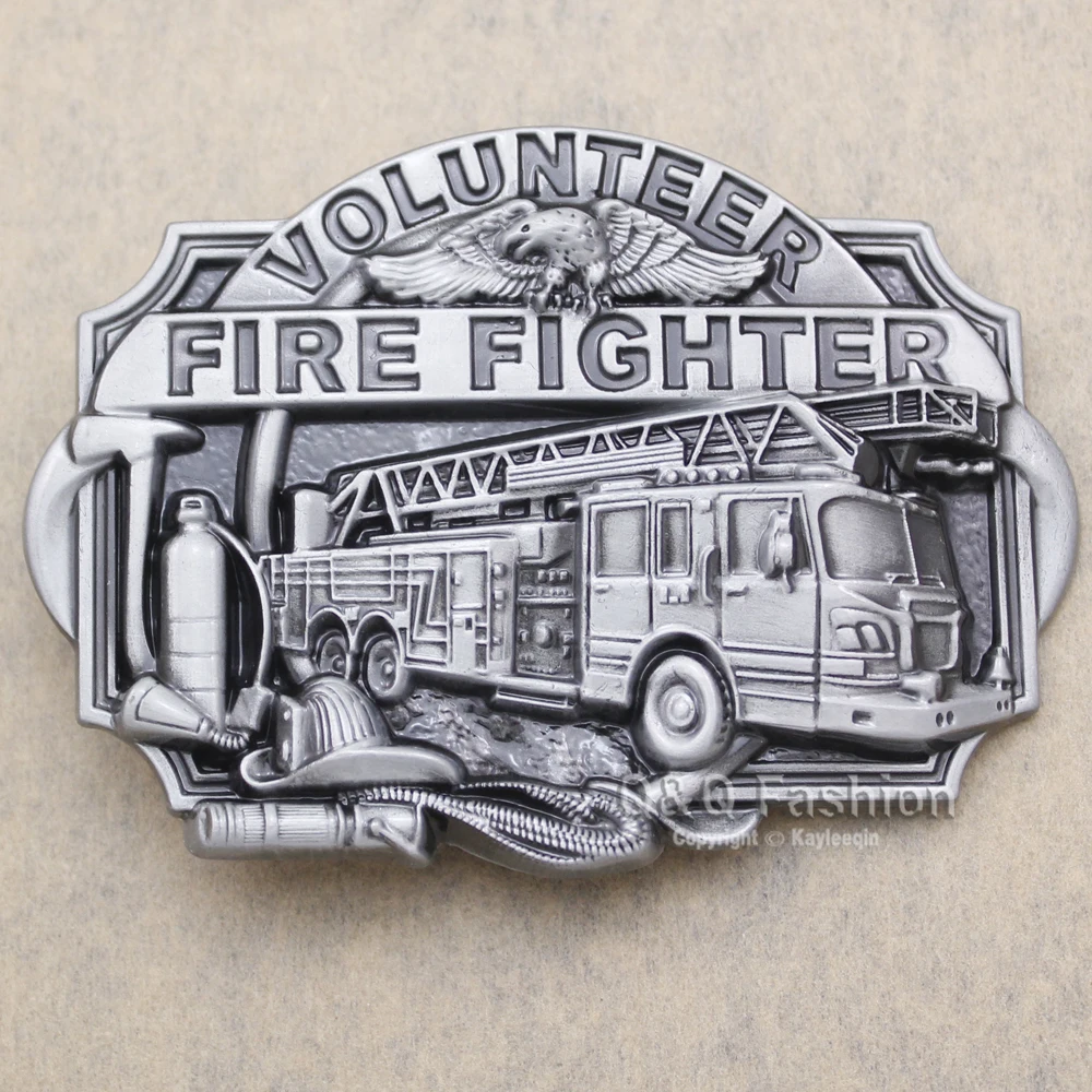 New Cowboy Fire Fighter Truck Eagle Pattern Western Rodeo Belt Buckle for Men Accessories Fashion Belt Fastener Dropshipping