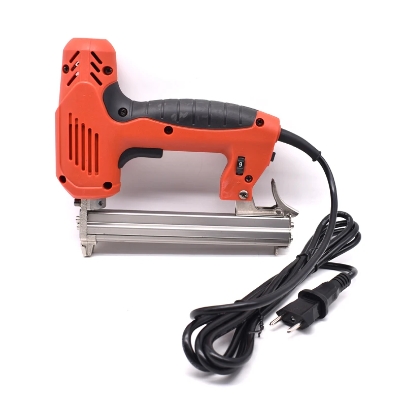 1022J Framing Tacker U Stapler Electric Staples Gun With 300Pcs Nails 220V 2000W Electric Power Tools For Woodworking Hand Tool