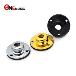 Brass Guitar output Input End Pin Jack Cover Acoustic Guitar Ukulele End Pin Jack Cover Silver Gold Black