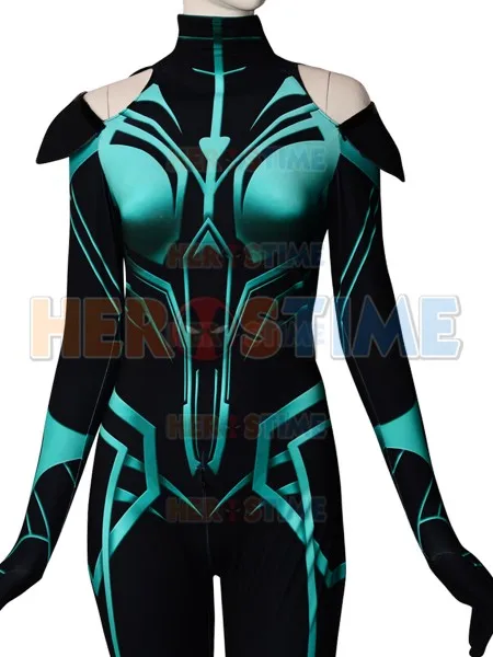 Hela of Ragnarok-Disfraz de LICRA para mujer, traje de Cosplay con estampado 3D, Zentai, para Halloween