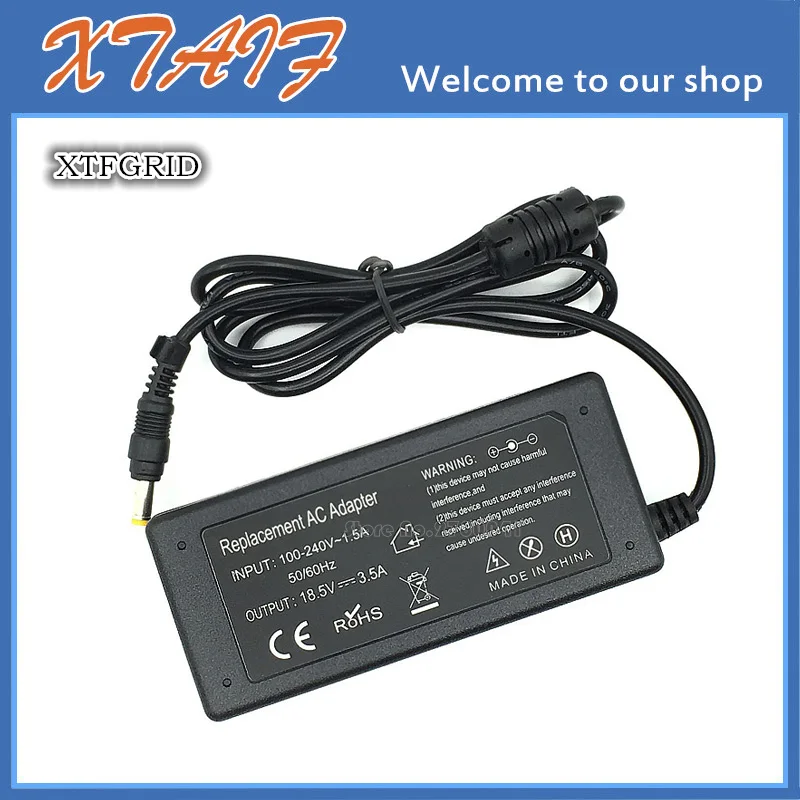 

NEW 18.5V 3.5A 65W AC Power Adapter Charger for HP Compaq Presario X1000 X6000 V4000 V5000 V6000 B1000 B1800 B1900 B2000 B3300