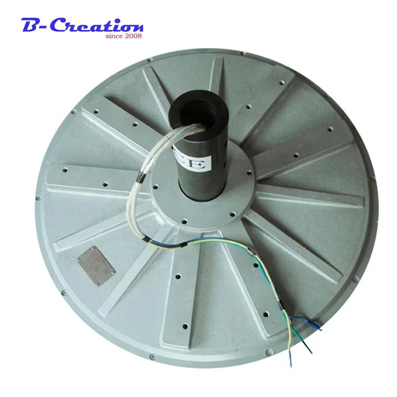 2000W 2KW 180RPM 220 380VDC Vertical Wind Turbine Permanent Magnet Alternator Coreless Household DIY Generators portable power