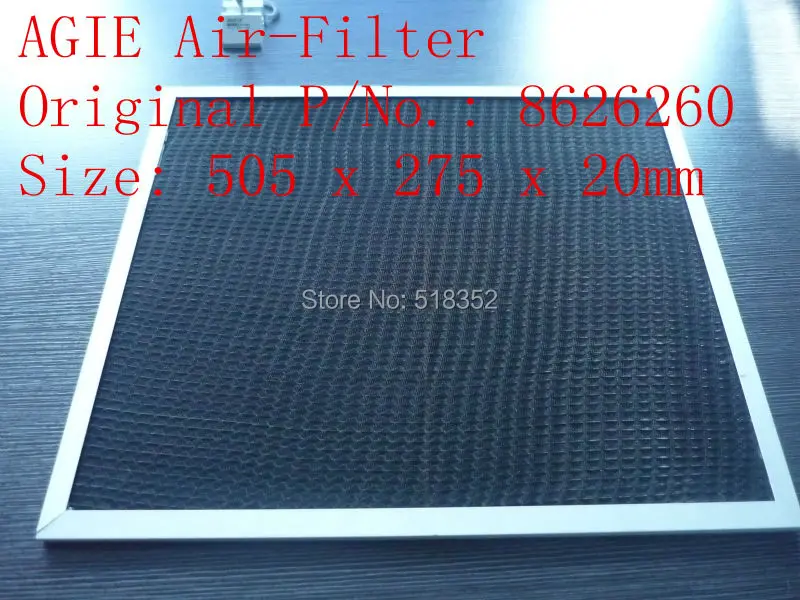 

AGIE Air Filter 8626260 EDM Air Filter Agie parts 505 x 275 x 20mm Wire EDM Machine Spare Parts