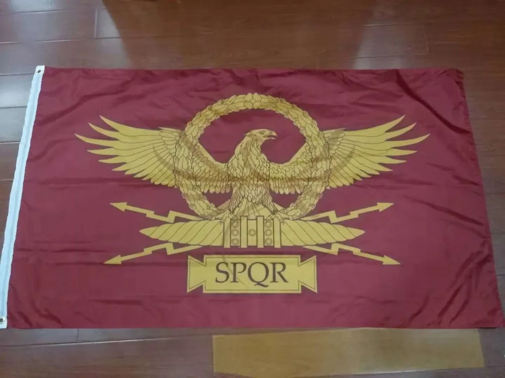 90*150cm SPQR Roman Empire Senate and People of Rome Flag