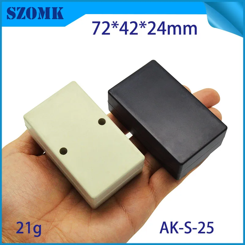 4Pcs 72*42*24mm szomk plastic device box for electronics pcb enclosure small electrical plastic housing for pcb design