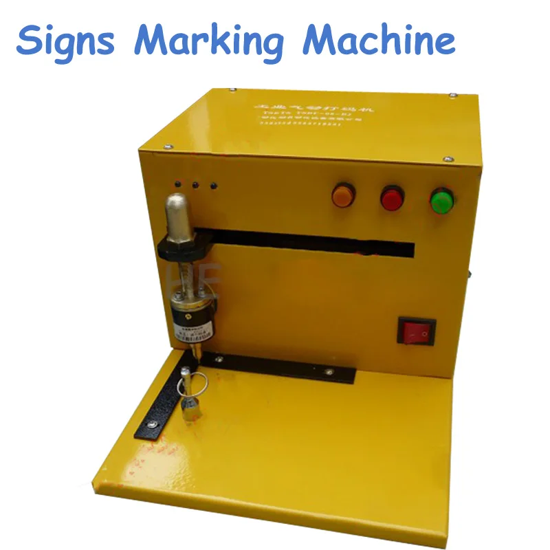 Electric/Pneumatic Signs Marking Machine Nameplate Pneumatic Marking Machine Linear Guide All Electric Marking Machine ZC900