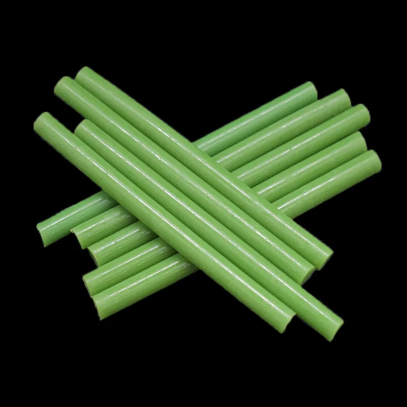 7MM Hot Melt Glue Sticks  For  Electric Glue Gun Car Audio Craft Repair Sticks Adhesive Sealing Wax Stick Green color