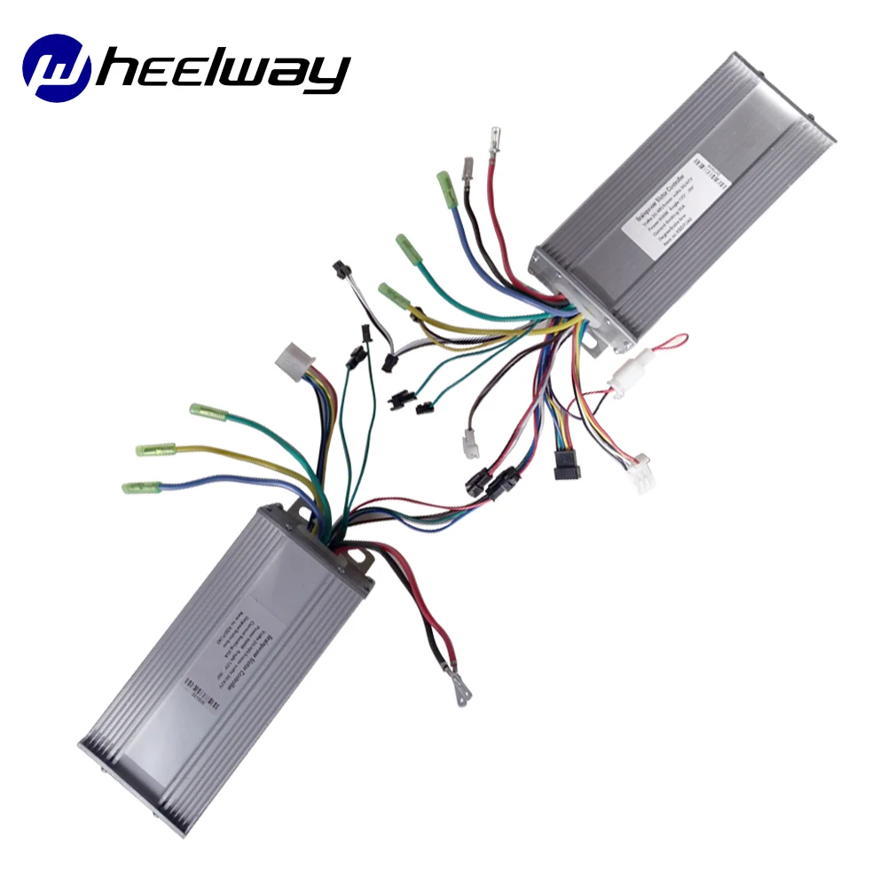 Wheel ELWAY36V48V 500W 800W1000W Parallel Controller E Bicycle Conversion Kit for Dual Drive Motor BLDC 2 Controller with LCD