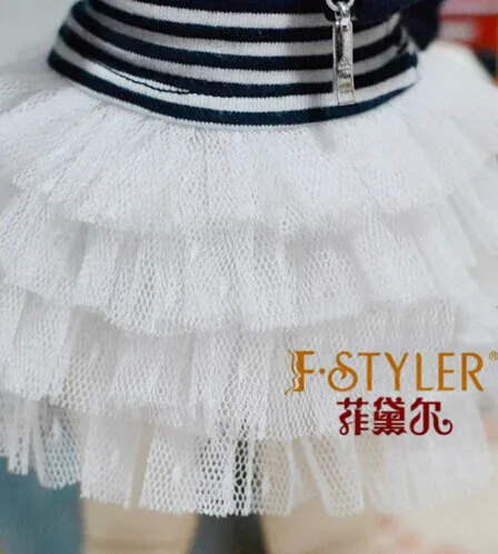 무료 배송 패션 BJD 인형 옷 SD MSD YOSD 인형 옷 예쁜 비터 플리베인 스커트 도매 가격