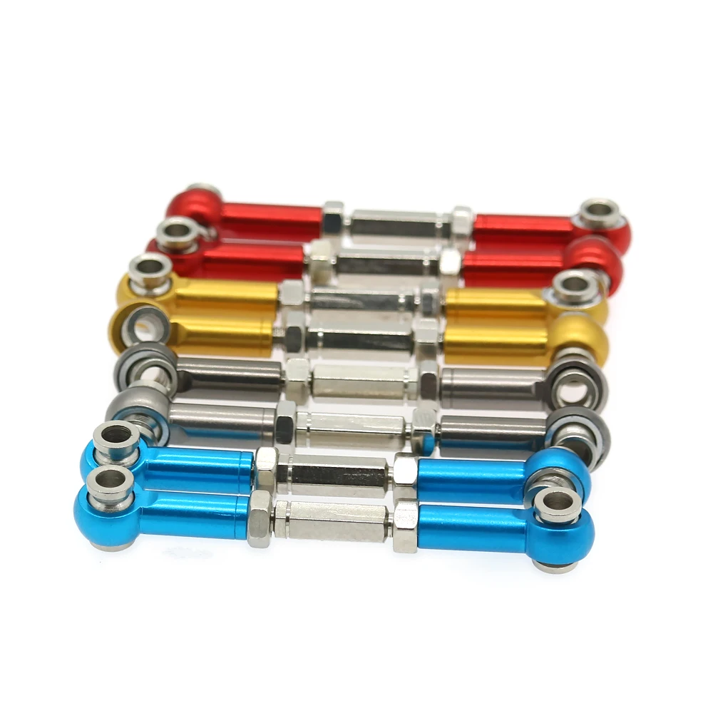 2 قطعة 54-62 مللي متر الخلفي ذراع نظام التعليق التعادل رود و ذراع توجيه مضاعفات رابط ل Rc هواية نموذج سيارة 1/14 Lc سباق سلسلة كاملة