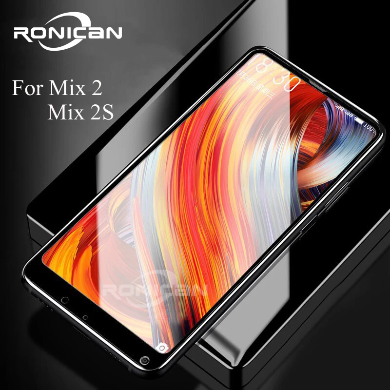 Protector de pantalla de vidrio templado para Xiaomi MIX 2, película protectora, cubierta completa para Xiaomi mi MIX 2s