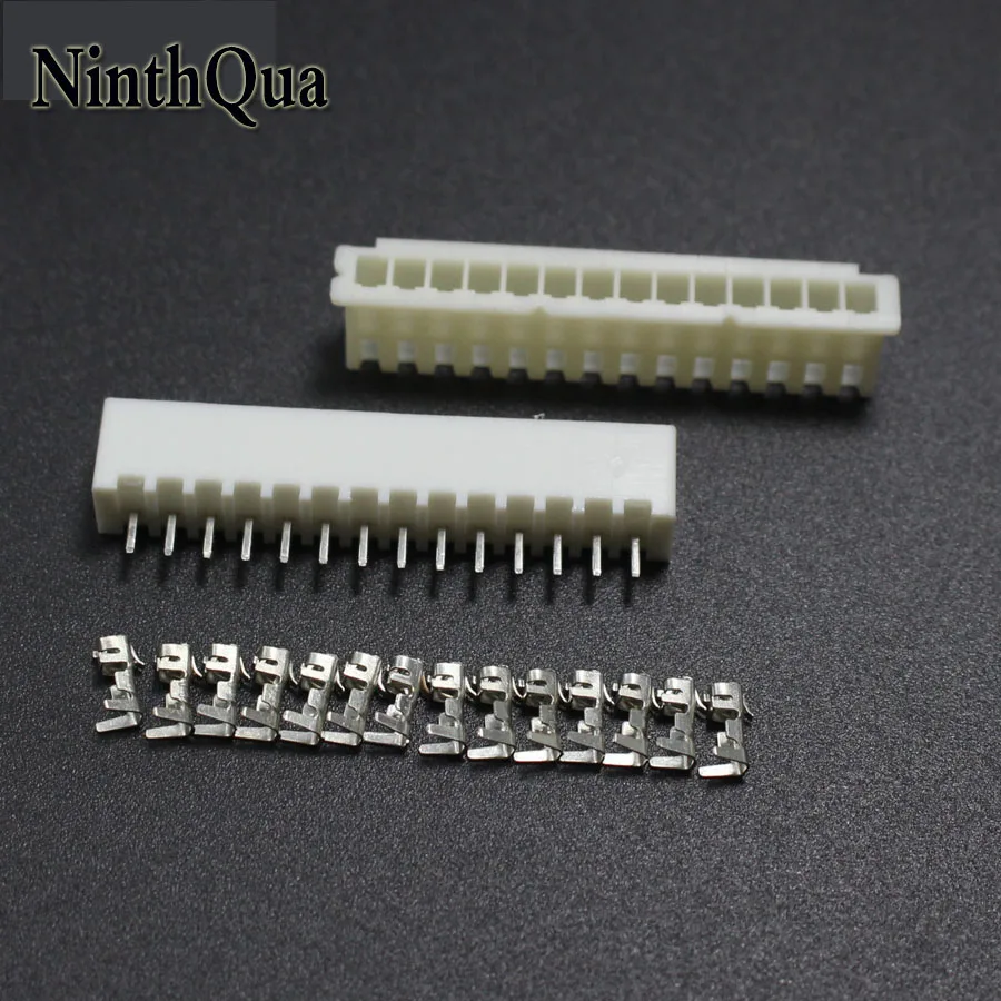 25sets XH2.54-14P Connector 2.54mm 14Pin XH 180 angle Header + Housing + Terminal for PCB Car Automotive