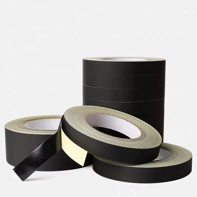 high quality Black Isolate Acetate Cloth Tape Adhesive for Notebook Phone Tablet High temperature insulation tape 30M