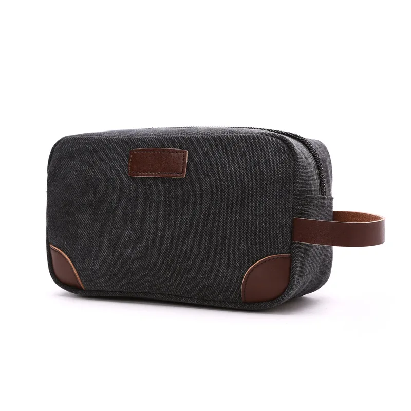 

Men's Travel Toiletry Organizer Bag Canvas Shaving Dopp Kit Make Up Cosmetic Bag Trousse De Toilette Neceser Mujer