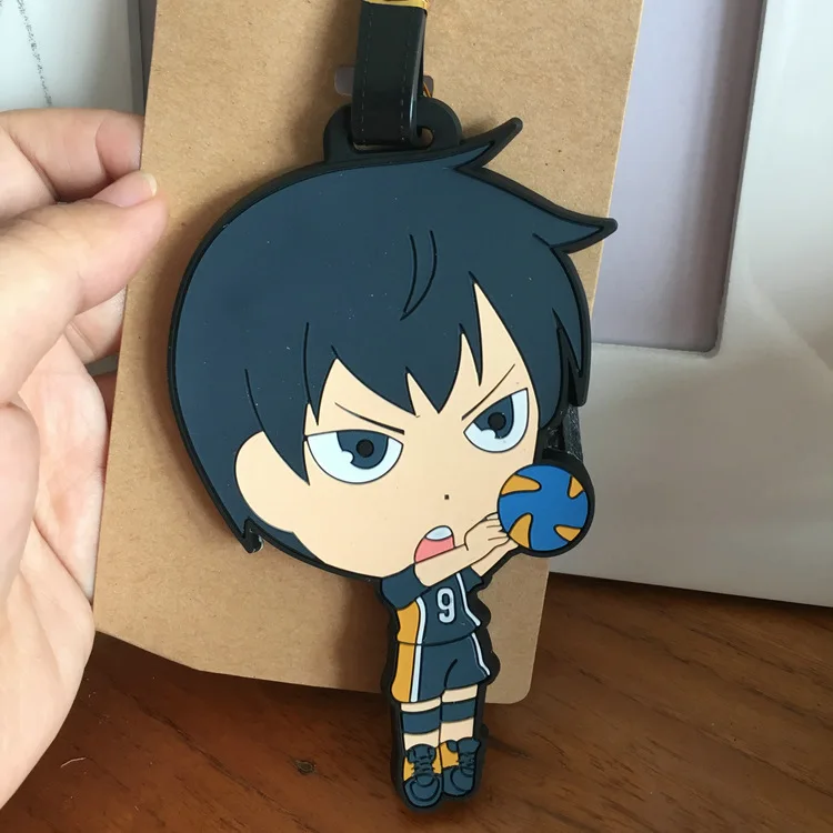Haikyu Anime Travel Accessories Luggage Tag Suitcase ID Address Portable Tags Holder Baggage Label Gifts New
