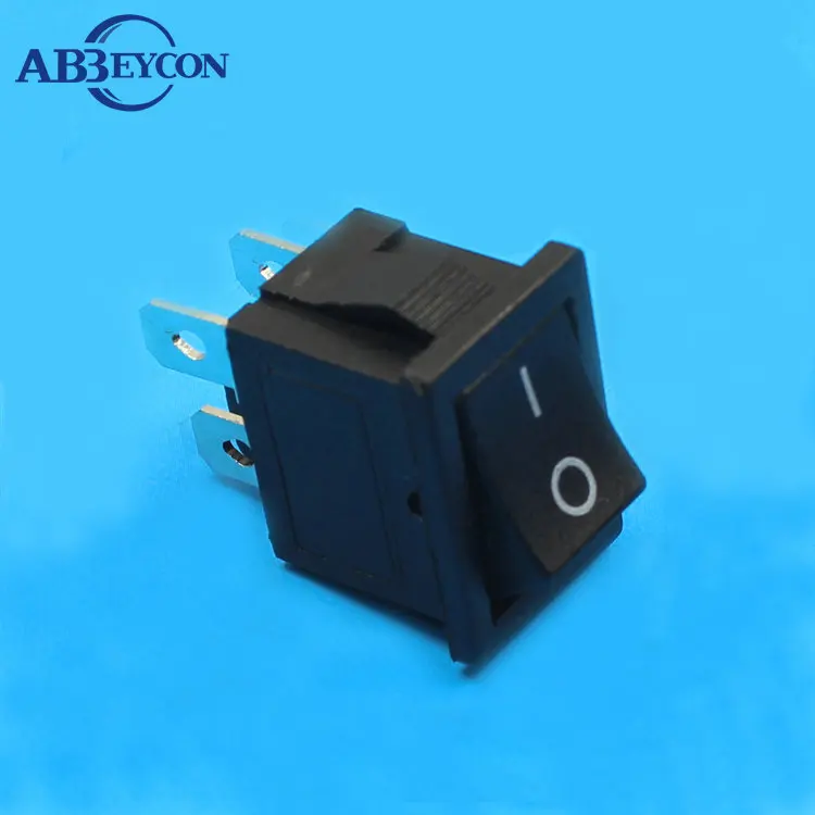 RS239 4P 6A 250V black rocker switch Electric micro switch on-off function