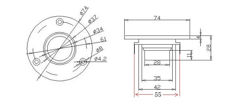 2 جزء/الوحدة مختبرات الصوت HiFi الحرير لينة قبة المتكلم وحدة مكبر الصوت 3 "بوصة وحدة 6 أوم و 8 أوم شاشة مكتبية المسرح المنزلي لتقوم بها بنفسك