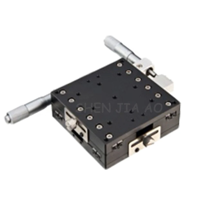 

1pc XY axis fine-tuning the sliding table crossguide LY90-LM manual sliding platform XY axis displacement platform