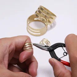 Brass Jump Ring Open Close Tools Findings Finger Ring Opening Helper Tool For Jewelry Making Round Circle Bead Pliers