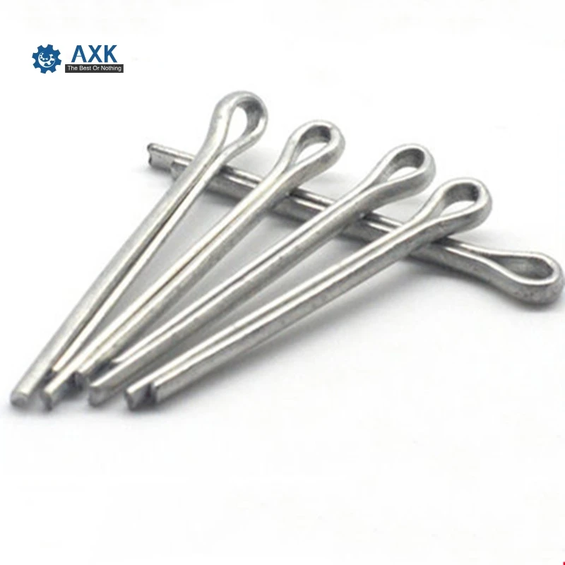 Split Cotter Pin Link Steel 20/25/30/35/40/50/60/70mm 20pcs M4/m5/m6 M5 M6 With Inc Late U Shape Open Plastic Barton A Axk