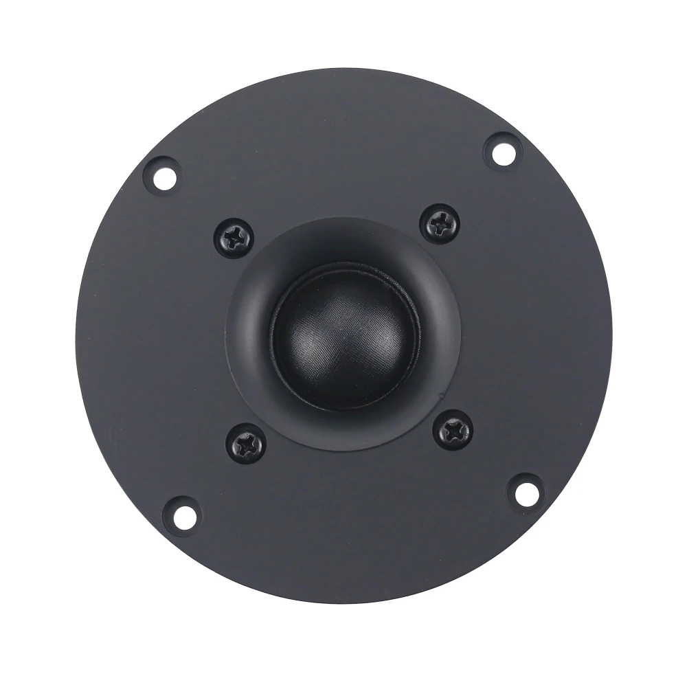 GHXAMP 4 Inch 103mm Hifi Silk Cloth Dome Tweeters 25Core 60W Single Magnetic Type Super High Pitch 1600HZ 2PCS