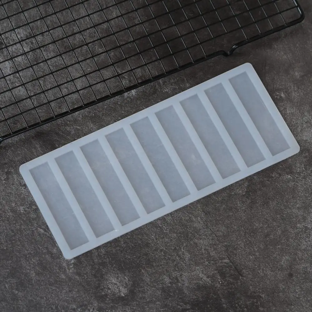 Strip Shape Silicone Mold Cake Decorating Tools Strips Bar Shape Chocolate Transfer Sheet Mould Baking Stencil Chablon